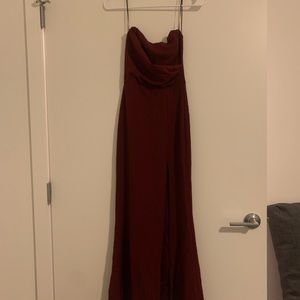 Windsor red strapless bodycon
